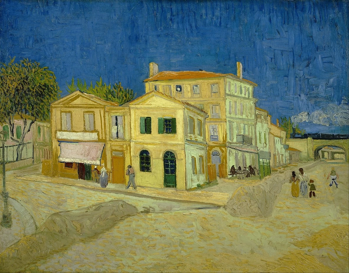   125-Vincent van Gogh-La casa di Vincent ad Arlesl , 1888 - Museo Van Gogh, Amsterdam 